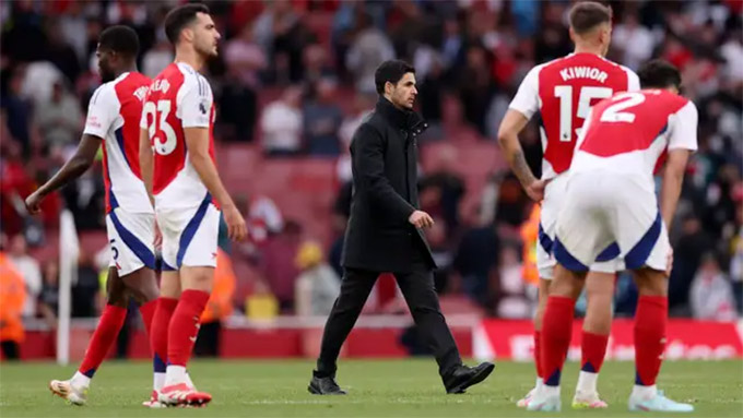 Hit ... Arsenal by Arteta