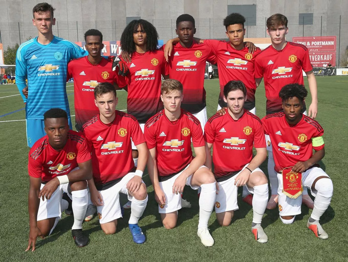 MU collective at UEFA Youth League 2018