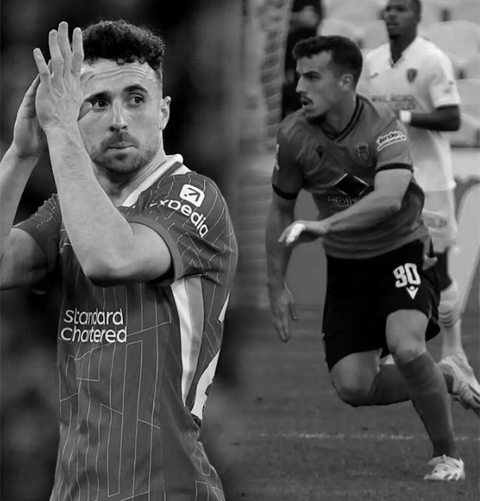 The world of football mourning for the death of the JOTA brothers