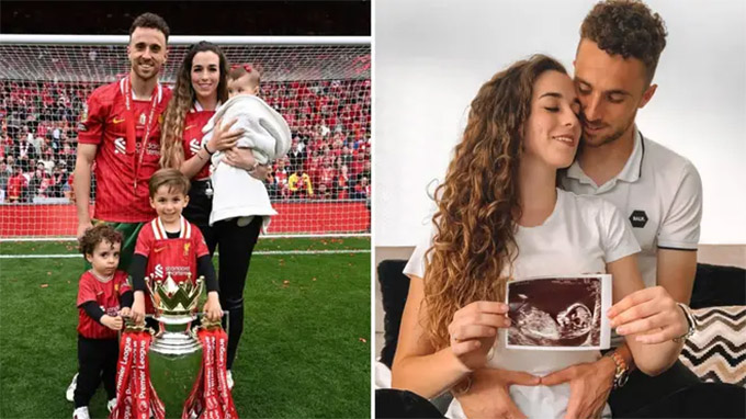 JOTA during his wife and children, he just got married 11 days ago