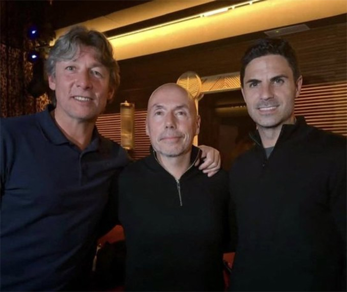 Heinze used to stand side by side with Arteta at PSG when he was a player