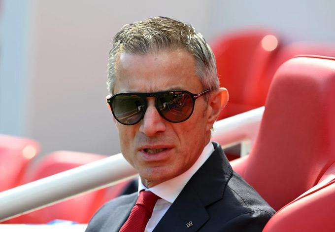 Arsenal's sports director Andrea Berta is still working at full capacity for the best benefit of the club