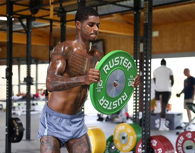 Rashford sends a strong message with the image of practice after being tiled by Amorim