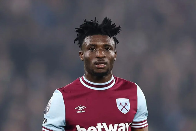 Mohammed Kudus in West Ham shirt