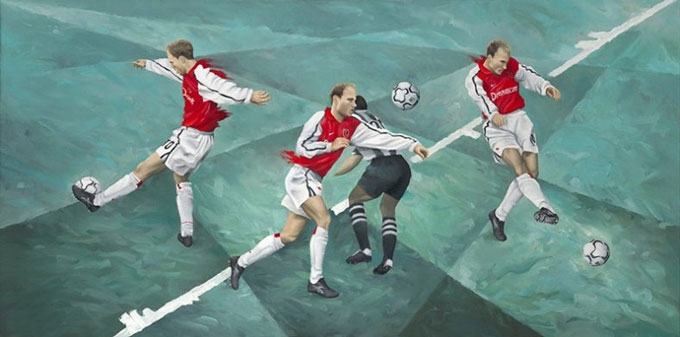 Bergkamp's goal always reached the top of the most beautiful goals in Premier League history