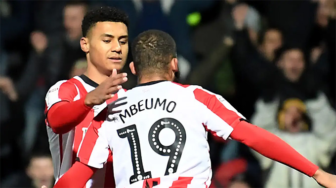 Mbeumo and Watkins when they are still in Brentford