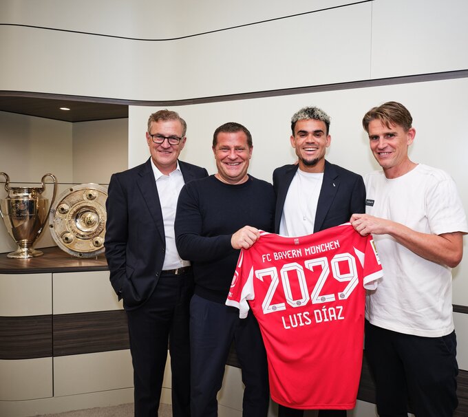 Diaz became a Bayern
