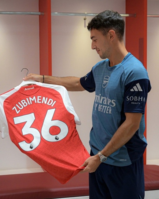 Martin Zubimendi became a Arsenal