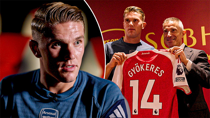 Gyokeres took over the number 14 shirt of the legendary Henry