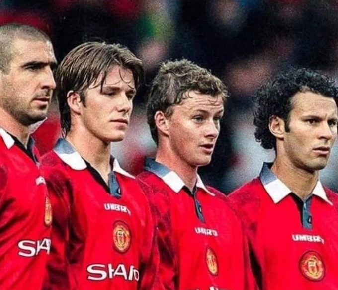 Eric Cantona (left) is the inspiration for "Generation 92"