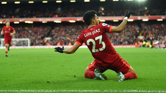 Luis Diaz is one of the best players last season of Liverpool