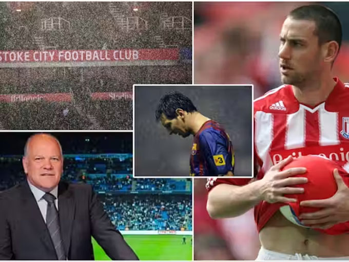 BLV Andy Gray was famous for his statement: Lionel Messi "will have difficulty in a cold night at the Britannia yard"Stoke City's home yard