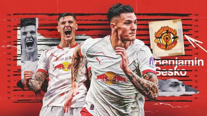 MU has reached an agreement to recruit striker Benjamin Sesko from Leipzig