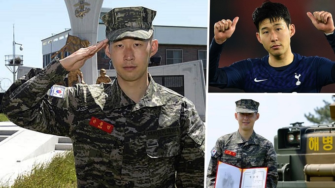 Son performs mandatory military service