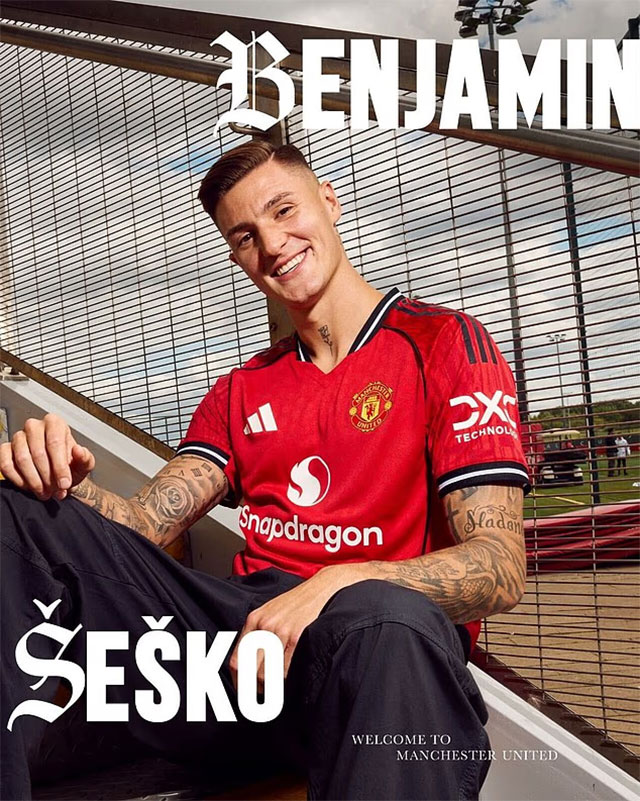 Sesko has just had the first interview in MU