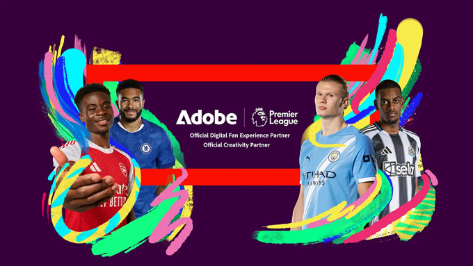 Premier League also cooperates with Adobe