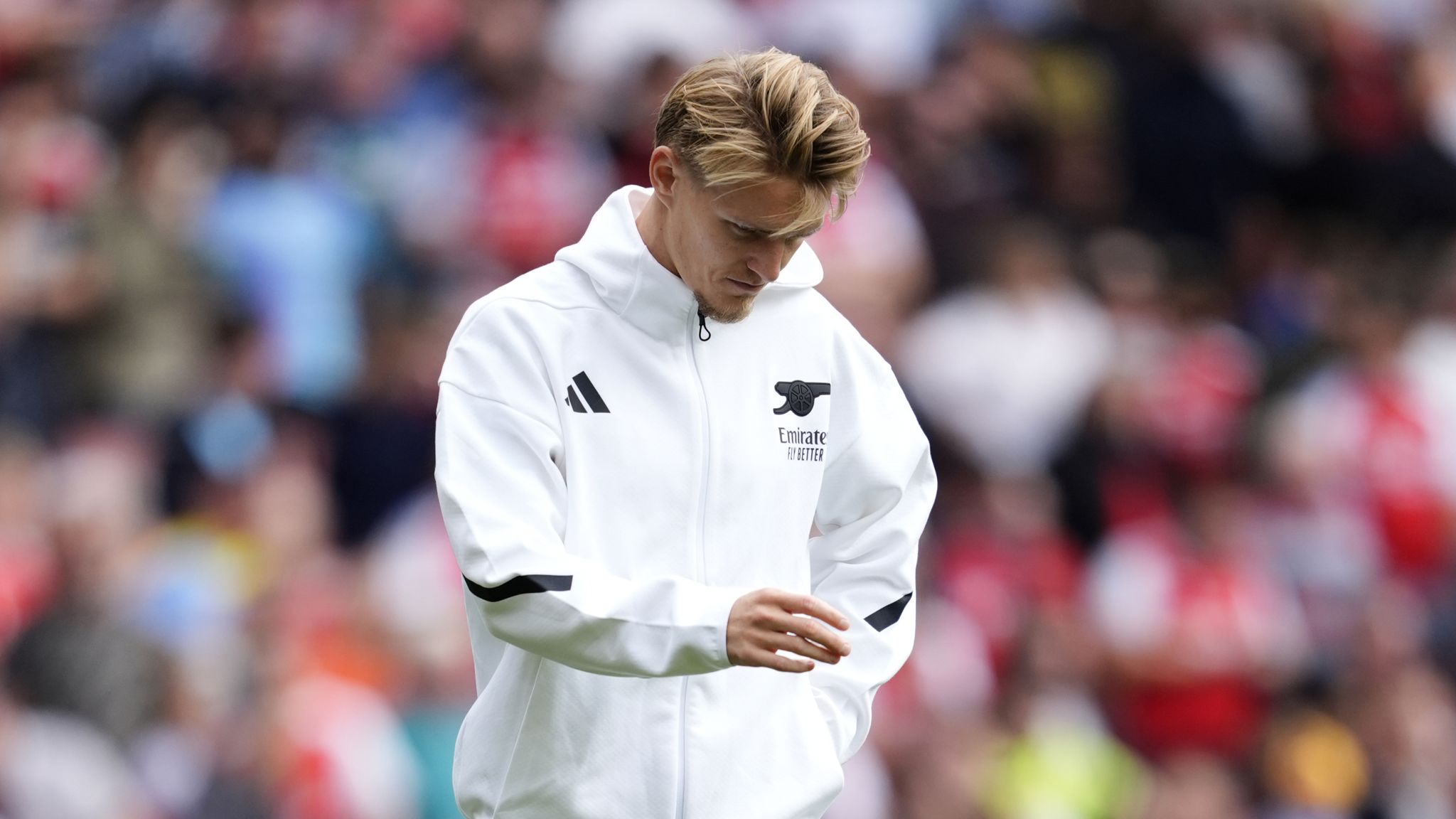 Odegaard has worn the captain's armband since 2022/23