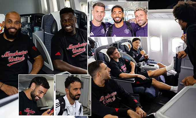 The MU players are quite happy in the season trip