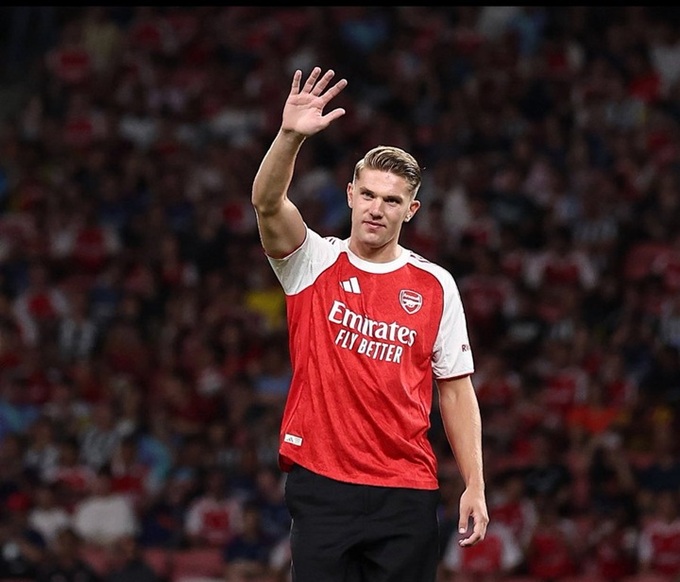 Viktor Gyokeres had a screen "Hello" Arsenal audiences are not bad