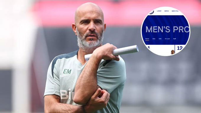 Chelsea has erased 9 players from the website