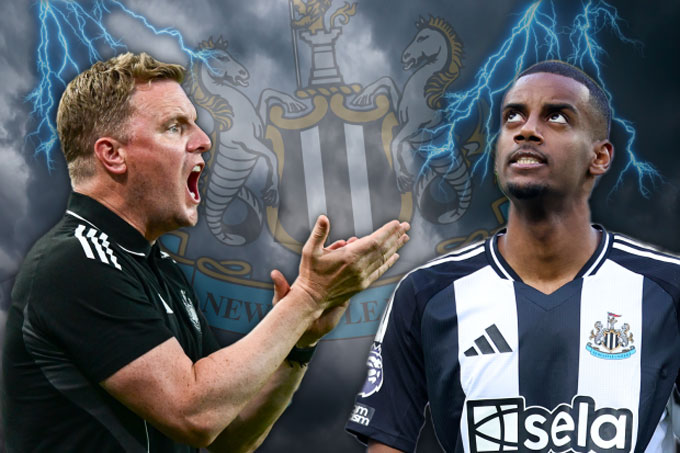 Coach Eddie Howe criticized Isak "less professional"