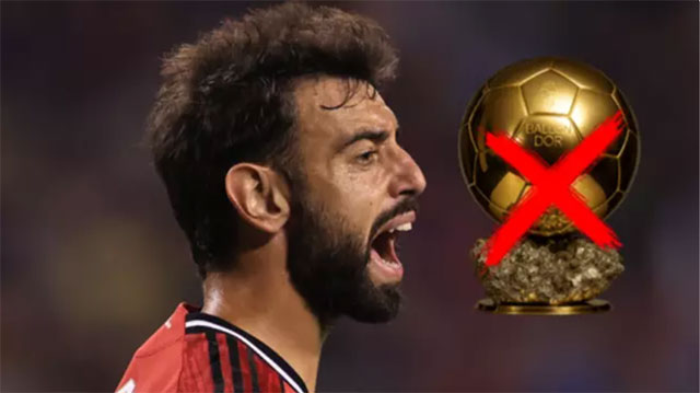 Bruno Fernandes is not nominated for the 2025 Golden Ball