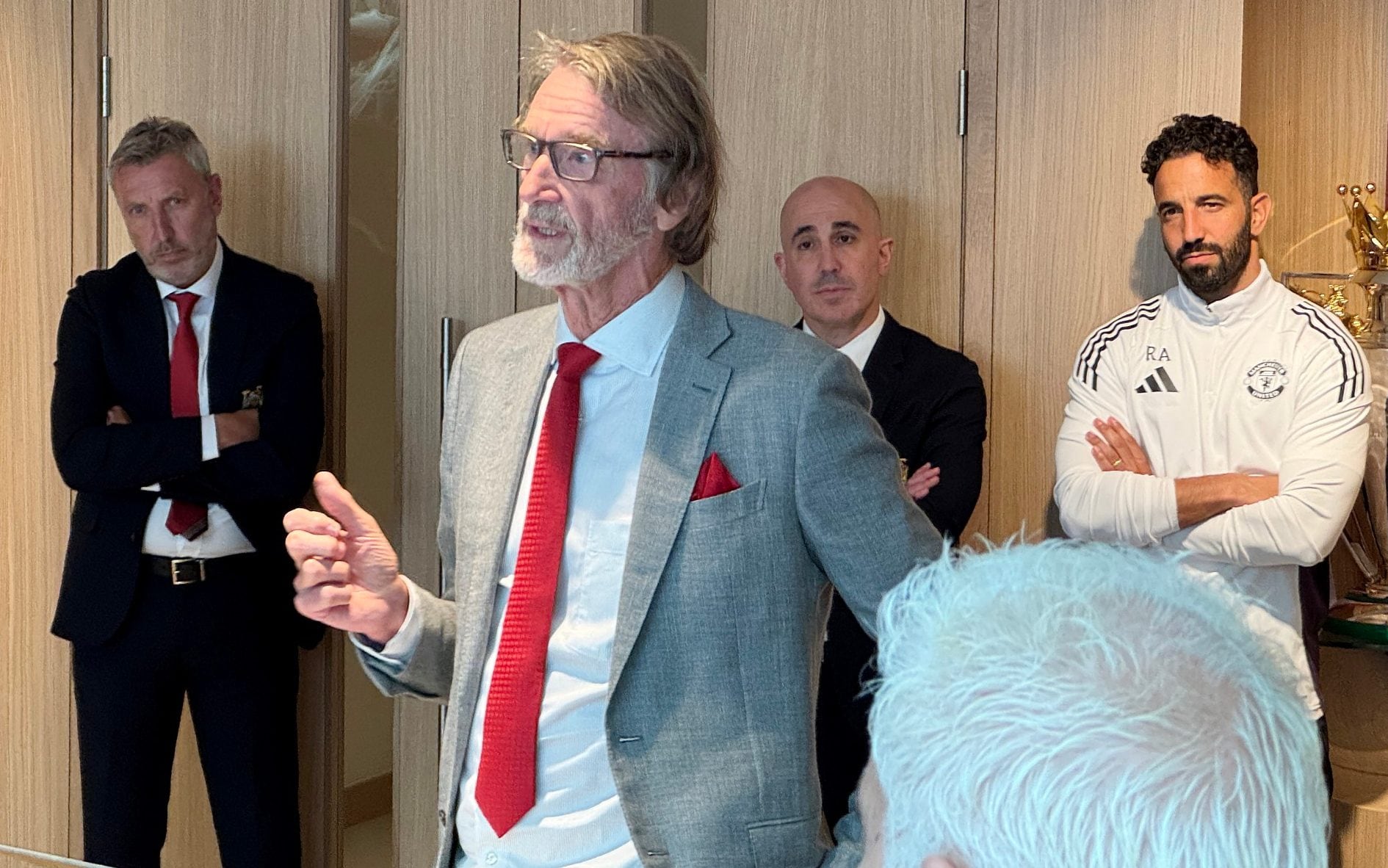 Sir Jim Ratcliffe spoke on the day of the new Carrington training ground worth £ 50 million last Friday