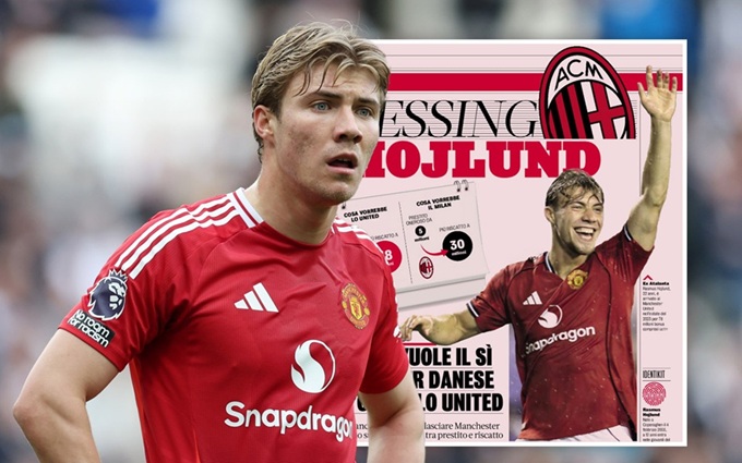 The Italian press revealed that Milan was very close to Hojlund