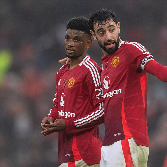Amad and Bruno will almost be the main players when meeting Arsenal