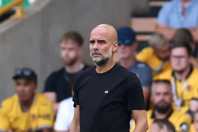 Pep Guardiola was unhappy even though Man City won big against Wolves