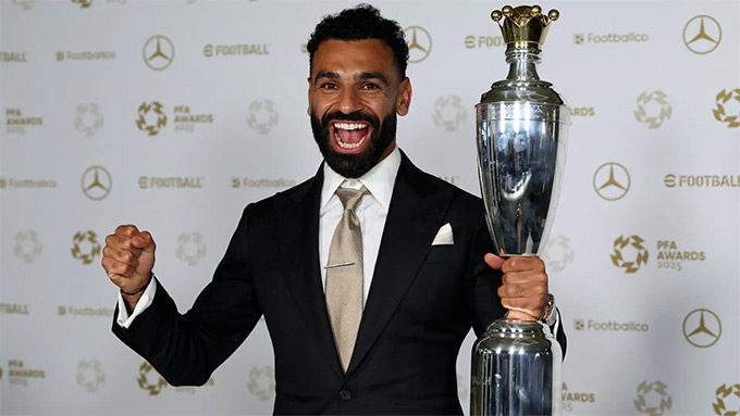 Salah surpassed the best players to win the PFA Award
