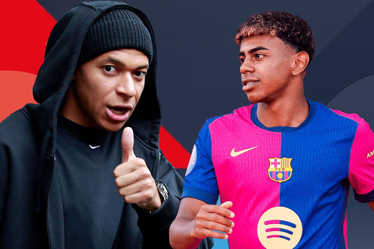 Yamal and Mbappe both make a short list for the 2025 Golden Ball