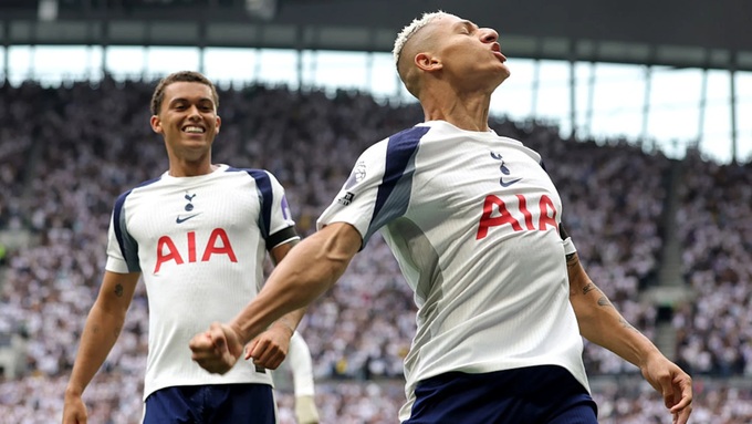 Richarlison is the hero of Tottenham in a 3-0 victory over Burnley 