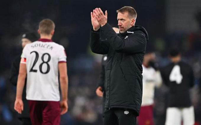 West Ham fans demanded to dismiss Graham Potter after the defeat of Sunderland